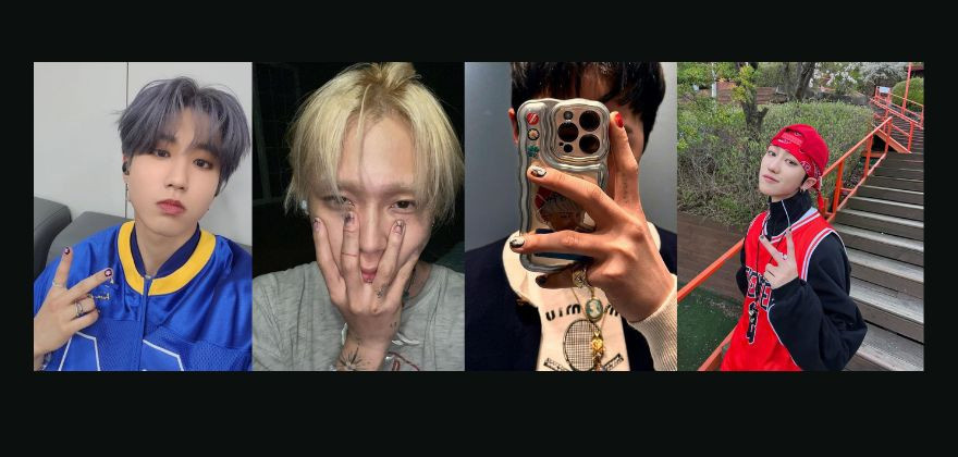 4 Rapper Kpop Cowok Ini Pamer Nail Art Keren Dan Unik K Hub By Istyle Id