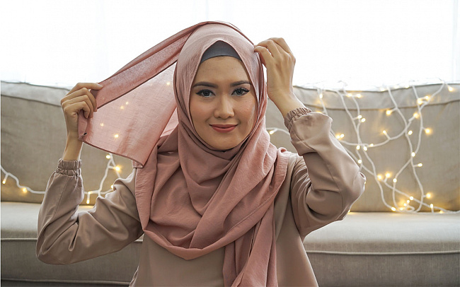 Hijab tutorial office and party