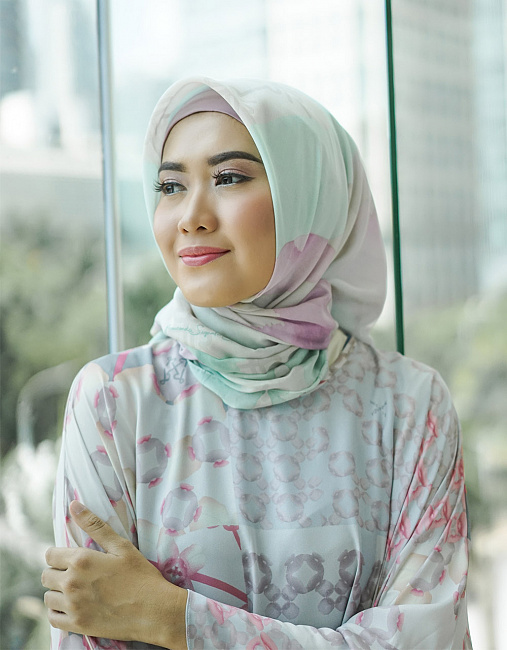 Tips Mix-and-Match Jilbab Motif