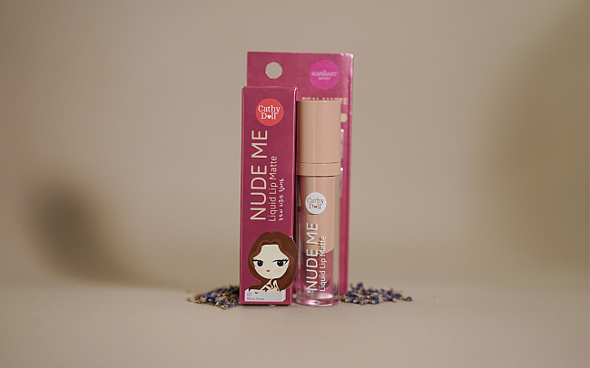Cathy Doll Nude Me Liquid Lip Matte Moss Rose
