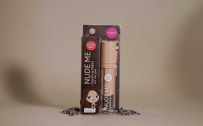 Cathy Doll Nude Me Liquid Lip Matte True Brown
