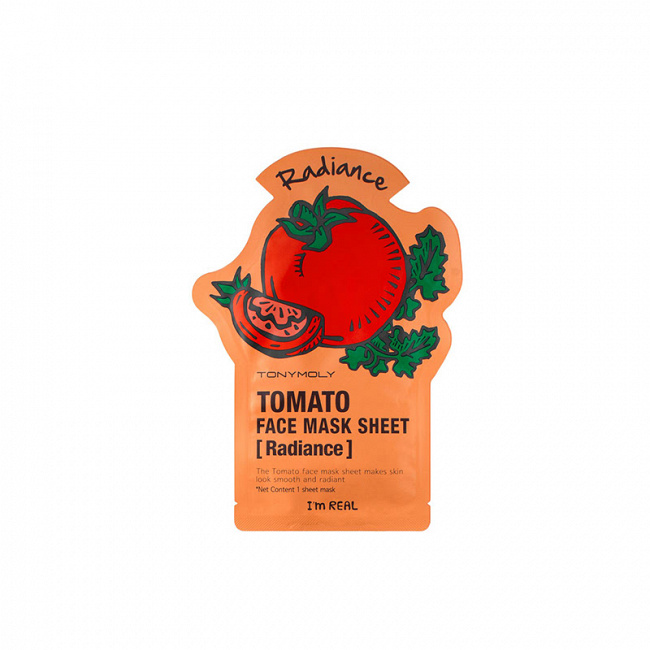 Tony Moly I Am Real Tomato Mask Sheet Skin Glow