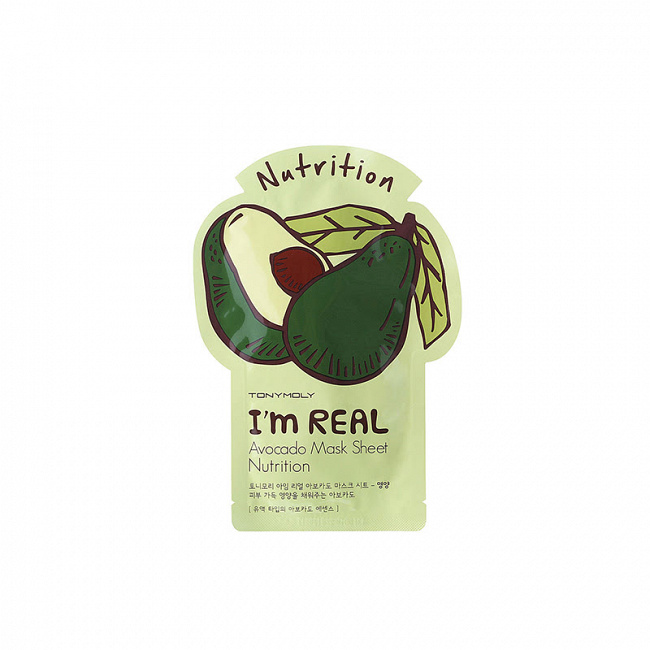 Tony Moly I Am Real Avocado Mask Sheet Nutrition