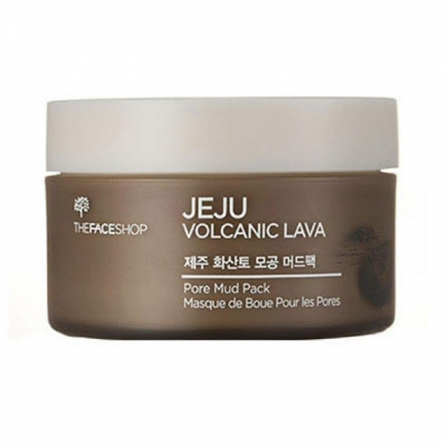 THE FACE SHOP JEJU VOLCANIC LAVA PORE MUD PACK