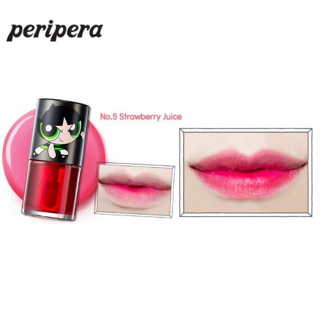 Peripera Powerpuff Girls Collection Peri'S Tint Water-Strawberry Juice