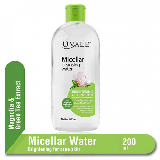 Ovale Micellar Water Brightening for acne skin