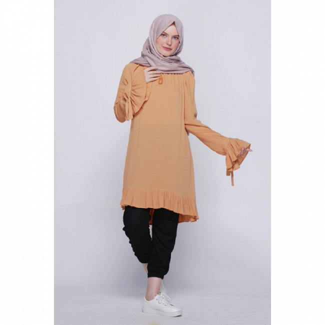 Suqma Ruby Ruffle Tunic