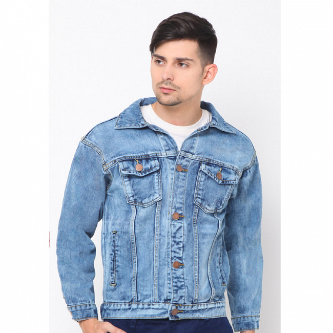 Jaket jeans pria