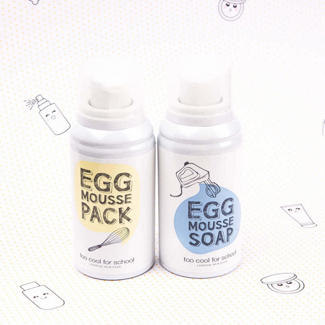 Too Cool For School Egg Mousse Pack & Soap