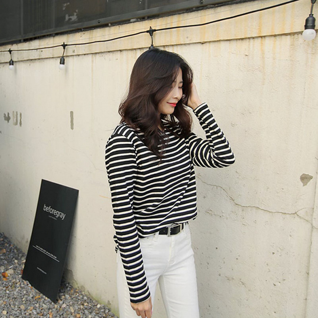 Tips fashion Korea - Stripes Tee