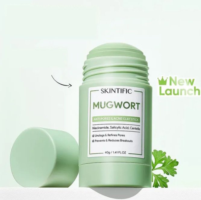 skintific anti pores & acne clay stick mugwort