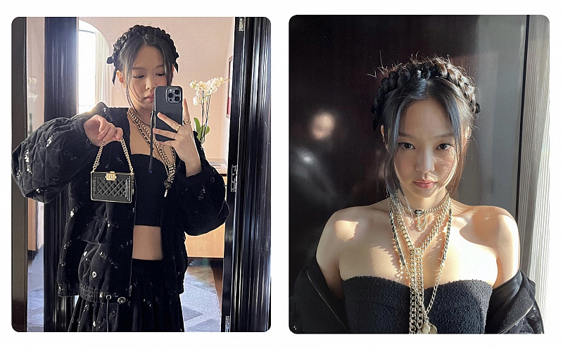aksesoris dan tas ala jennie blackpink