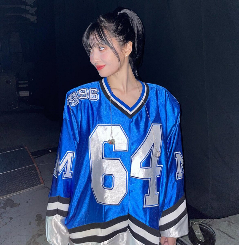 mix and match blue outfit ala artis korea 2023