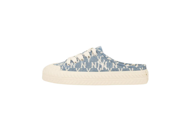 Review MLB Playball Mule Mono Denim Ny Yankees Blue