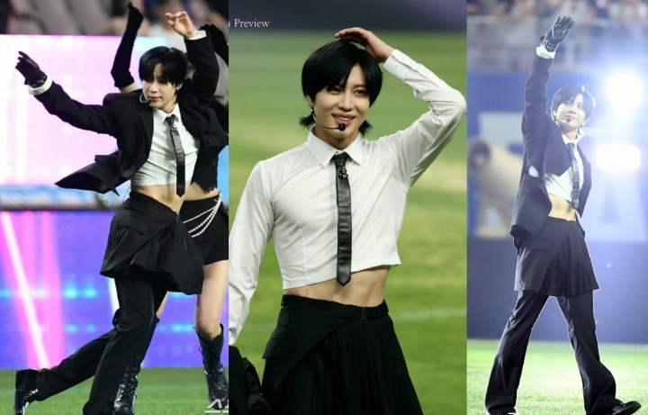 taemin tampil di stadion piala dunia seoul