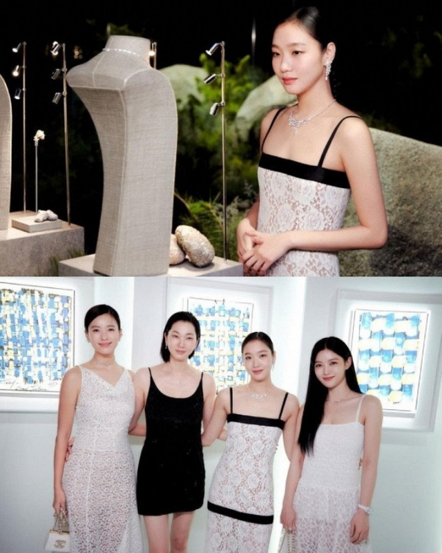 kim go eun tampil elegan di chanel high jewelry