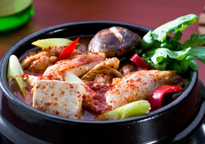 Menu Kimchi di SamWon House