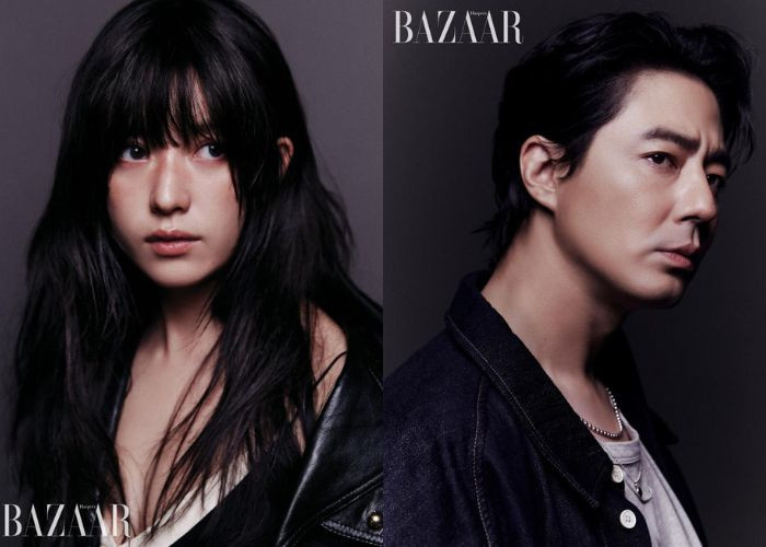 Han Hyo Joo dan Jo In Sung untuk Harper's Bazaar Korea
