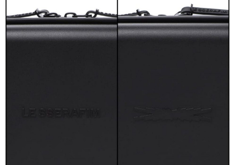 Detail LE SSERAFIM Structure Cross Bag