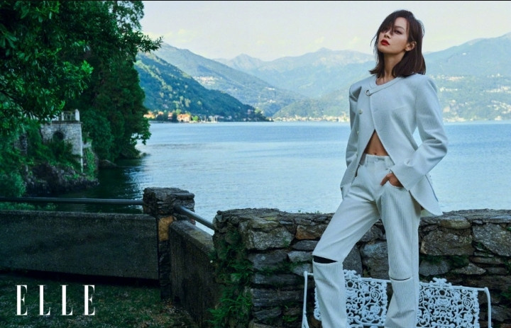 victoria eks f(x) tampil berbeda dalam pemotretan elle china