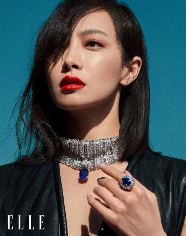 victoria eks f(x) tampil berbeda dalam pemotretan elle china