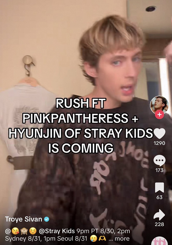 troye sivan kolaborasi dengan hyunjin stray kids