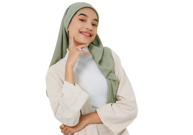 Gaya Hijab untuk Baju Muslim