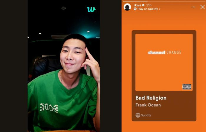 RM BTS Gak Mau Meminta Maaf Mengenai Postingan Story Lagu Bad Religion