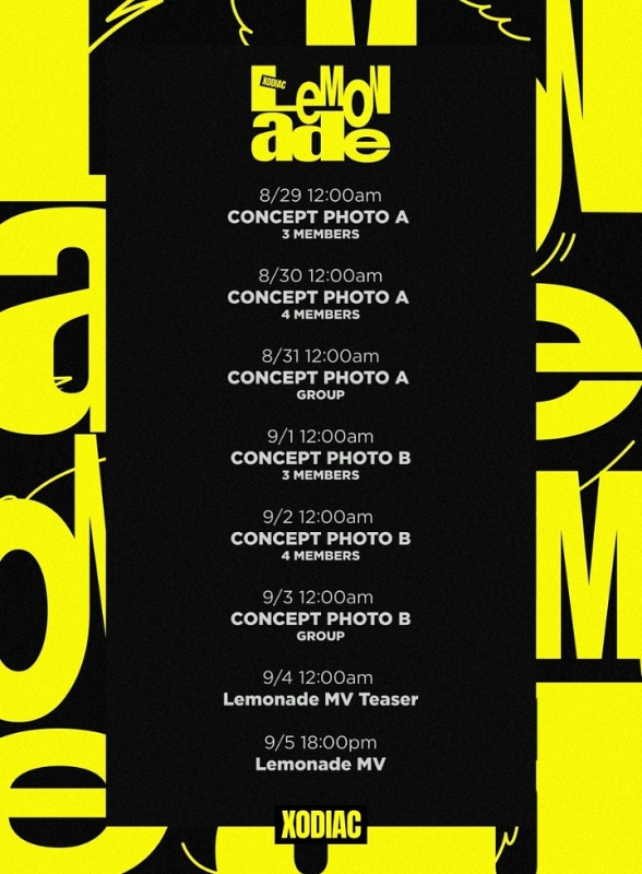 xodiac bakal comeback dengan pra-rilis lemonade