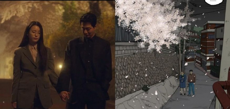 adegan drakor moving vs webtoon