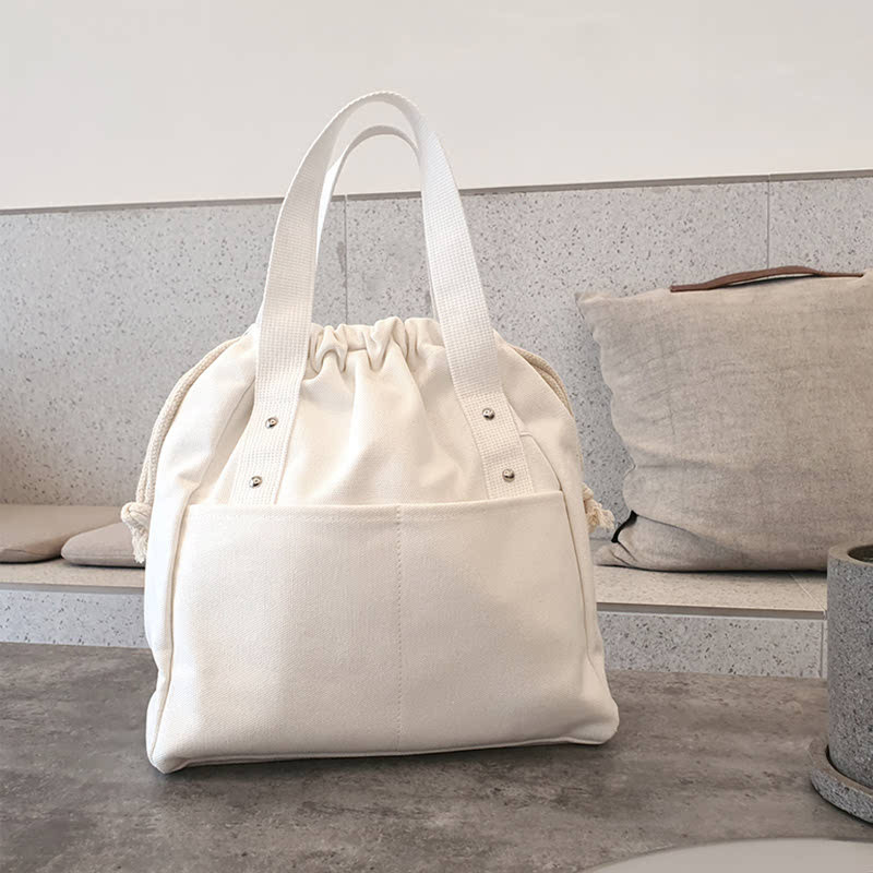 UMAR Basic Two-Pocket Canvas Bag