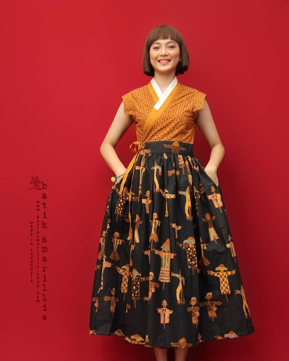 Batik Korean Traditional Look