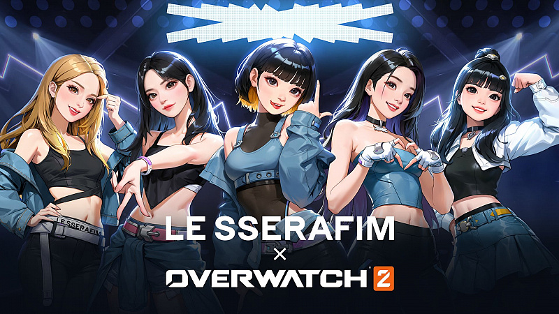 LE SSERAFIM X OVERWATCH
