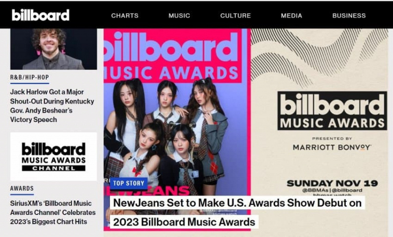 newjeans bakal debut di billboard awards