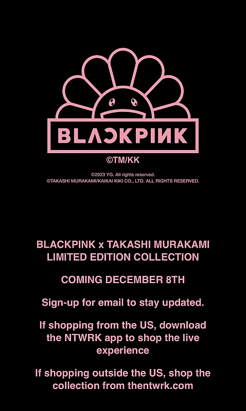 blackpink collab takashi murakami