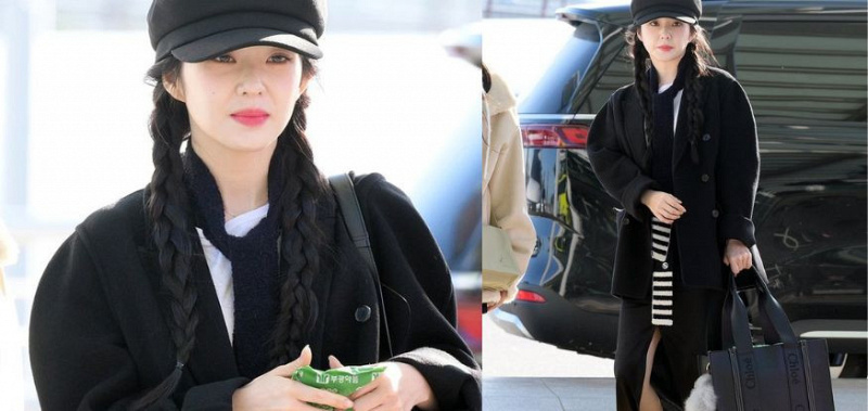 airport fashion red velvet
